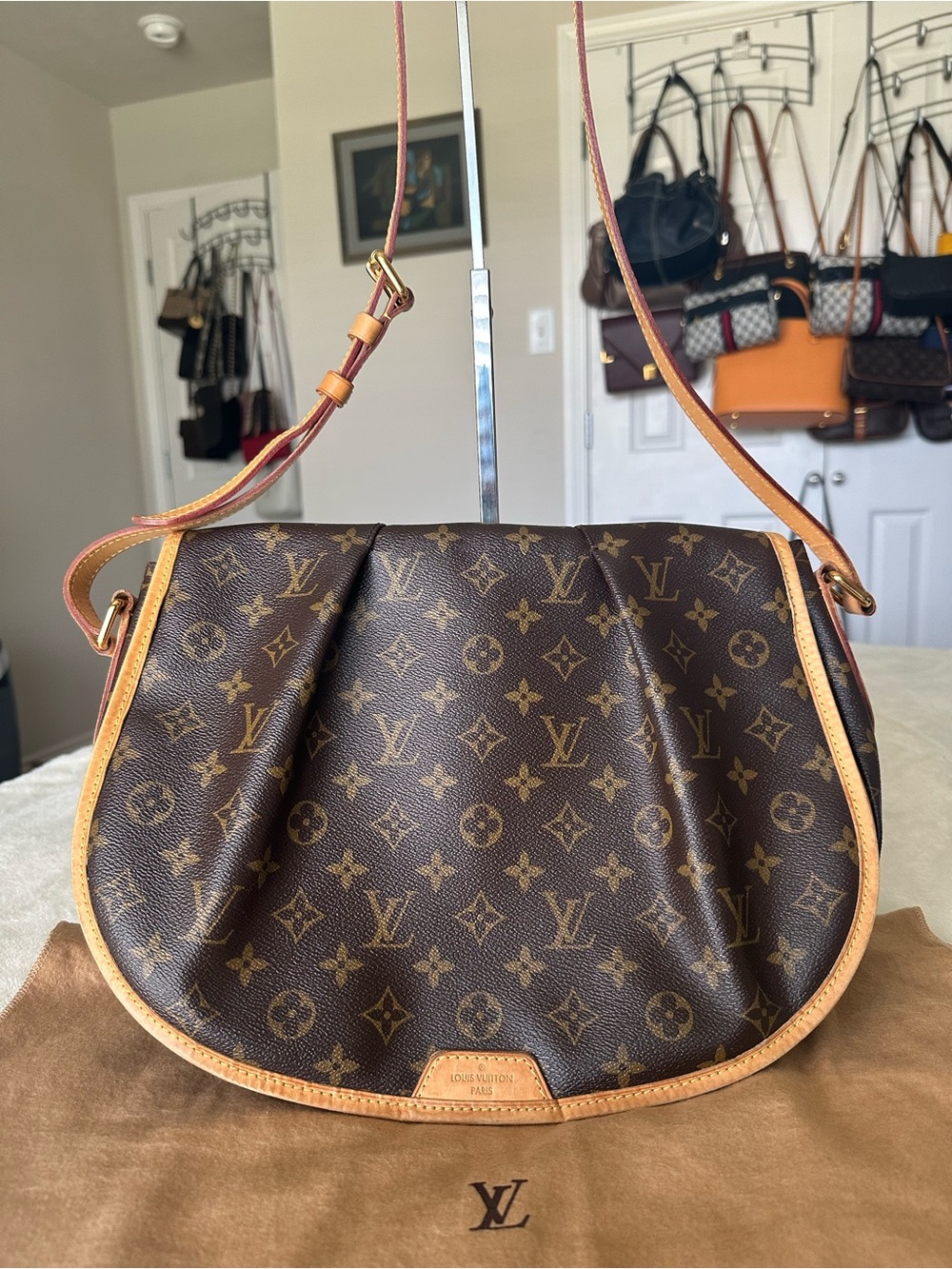 Louis Vuitton Menilmontant Monogram MM Crossbody Bag